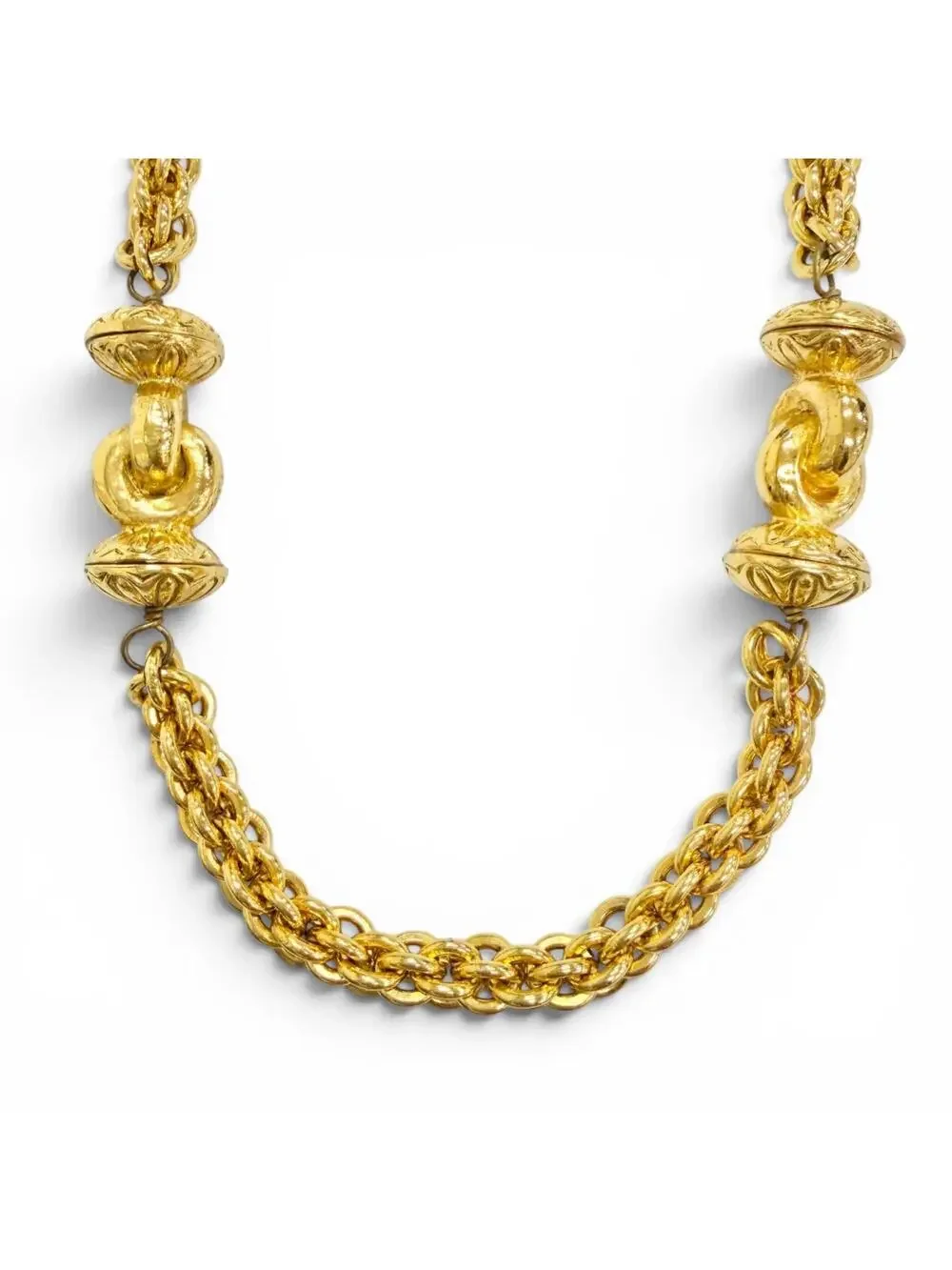Chanel Cc Logo Chain Pendant Necklace #327467C85B